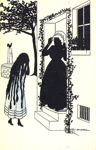Cpa illustrée frau holle dame - cpa,