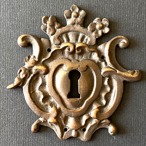 Ancienne plaque entrée - ancienne,