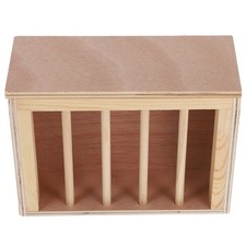  Mangeoire à foin en bois pour cages de lapins - Distributeur de foin pour