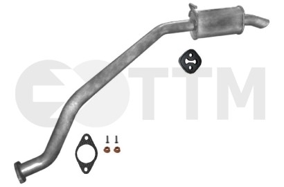 Silencieux arriere pour kia - silencieux, arriere+