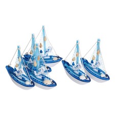 6 Pcs Modèle De Voilier