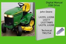 John Deere LX255  LX266  LX277  LX277AWS  LX279 LX288 Lawn Tractor Manual