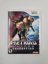 Metroid Prime 3 Corruption Nintendo Wii Complete CIB