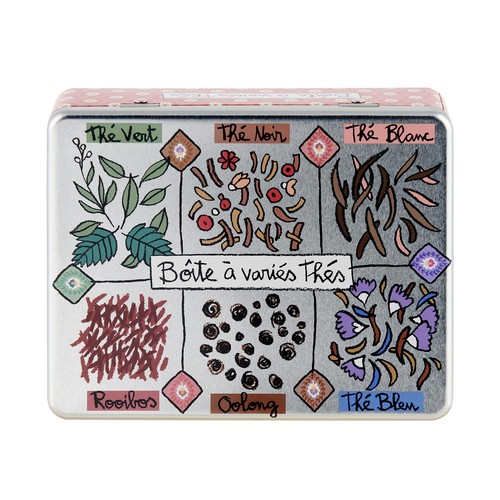 Boîte thé varies - boîte, a