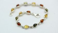 Ambre Bracelet 3 Coloré 925