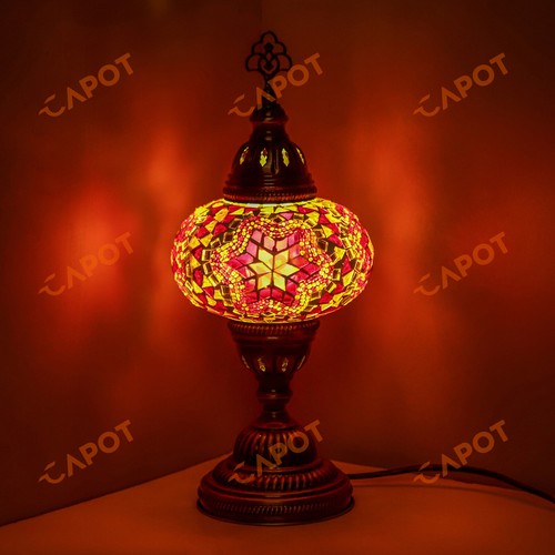 Lampe bureau mosaïque - lampe, de