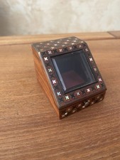 Ancien porte-montre en bois
