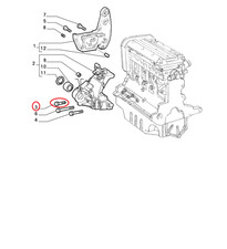 Vigne Suspension Moteur Fiat