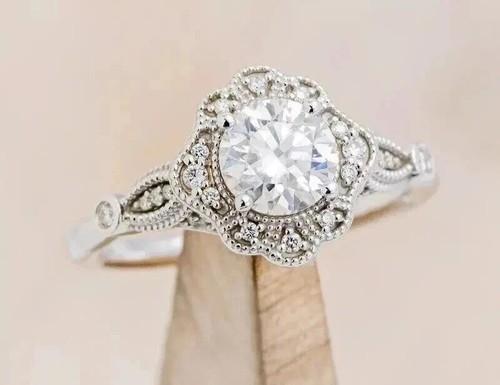 Bague fiançailles ancienne - bague,