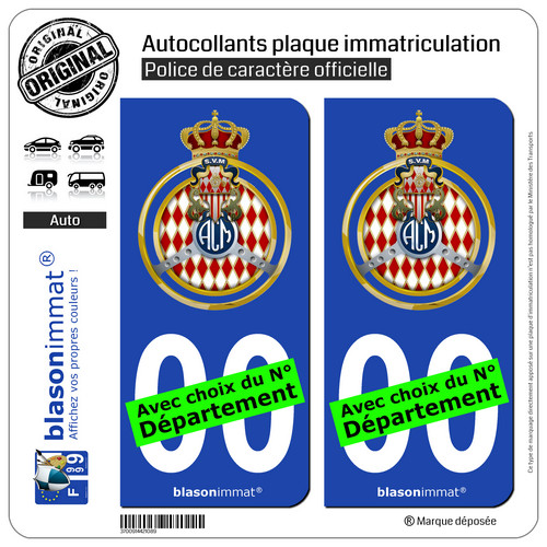 Autocollants plaque - 2,