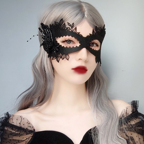 Masque carnaval demi visage - carnaval,
