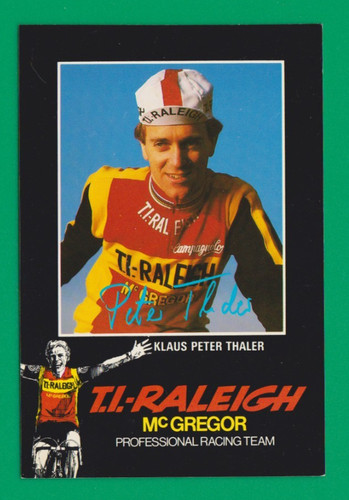 Cyclisme carte cycliste klaus - cycliste,