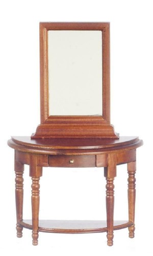 Table demi lune - lune, en