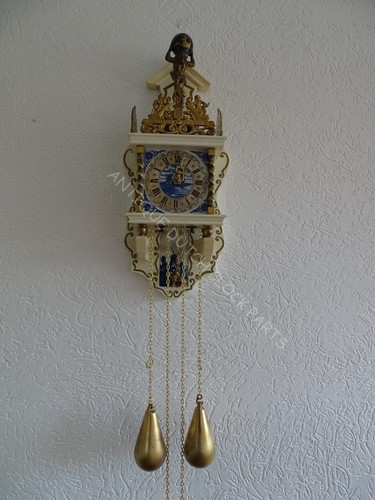 Rare small white blue delft - white,