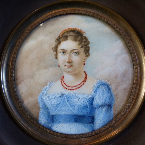 Belle miniature début - début, xixème
