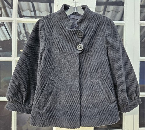 Vintage manteau gris - manteau, doublÉ