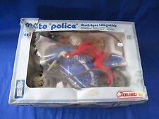 AE645 JOUSTRA 28CM MOTORCYCLE ELECTRIC POLICE REMOTE GUIDE Ref 2819 GOOD CONDITION 