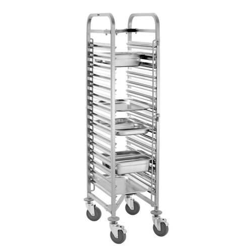 Chariot inox glissières 15 - à,