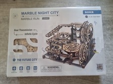 maquette en bois rokr  circuit de billes LGA01   neuf