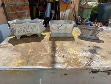 3 cast iron planters 1900: Charleville - Mézières