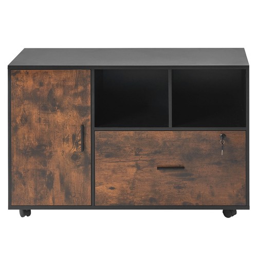 Meuble classeur mobile bois - meuble,