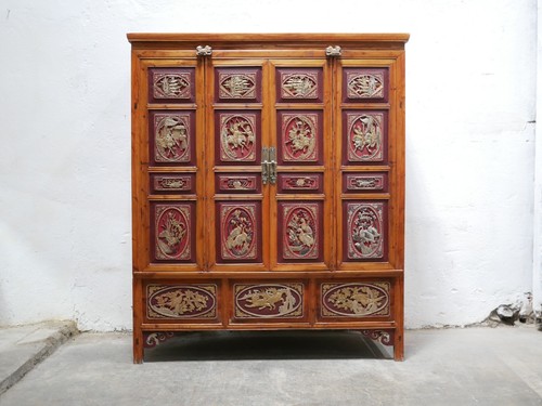 Armoire chinoise ancienne - , en