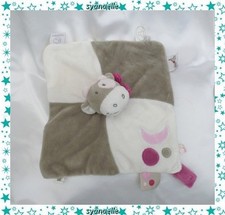 Doudou Peluche Plat Vache Lola