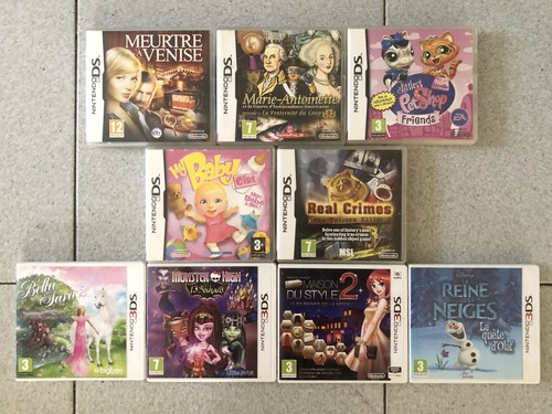 Lot jeux nintendo et - 9, 3ds