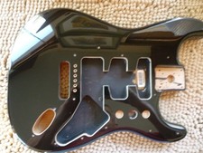 Fender Standard MIM Stratocaster Strat Project Body 2017 Gloss Black Beauty!