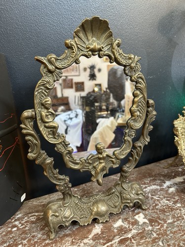 Miroir coiffeuse sur - miroir, pied
