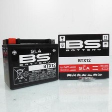 Batterie SLA BS Battery pour Quad Aeon 220 Cobra 2006 à 2010 YTX12-BS / 12V 10Ah
