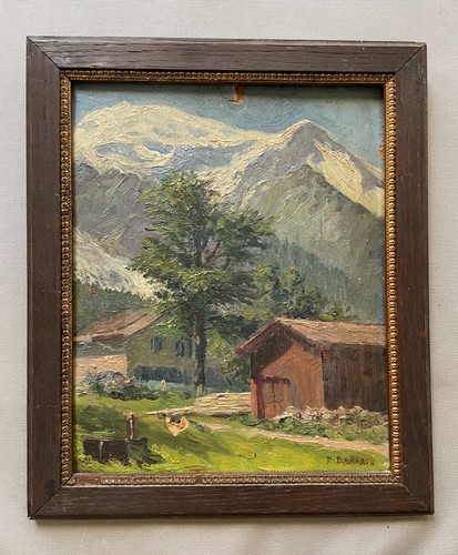 Mont blanc huile sur - le,