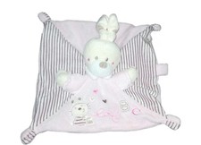 Doudou plat lapin rose Simba