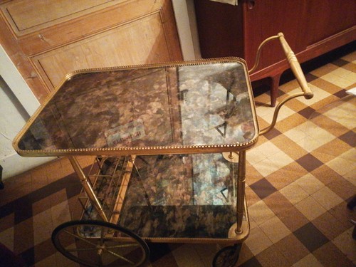Desserte bar 1960 roulettes - desserte,