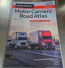 Rand McNally Deluxe Motor Carriers' Road Atlas 2025 DELUX!