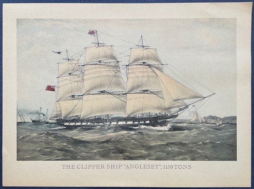 Voilier anglesey gravure - voilier,