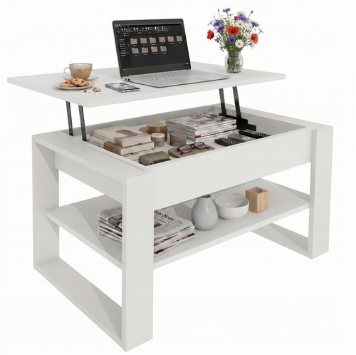 Table basse lift top - lift, blanche