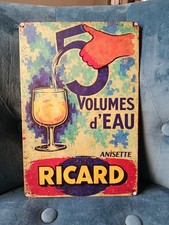 Plaque métal Ricard 20x30cm