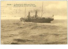BATEAUX.n°8817.OSTENDE.LE DEPART DE LA MALLE POUR DOUVRES