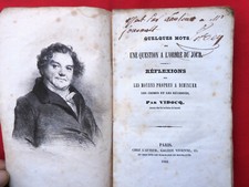 RARE ENVOI AUTOGRAPHE VIDOCQ