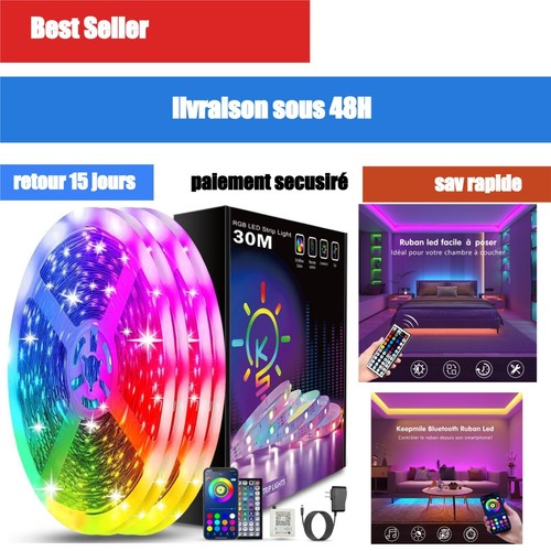Ruban led bluetooth rgb - 30,