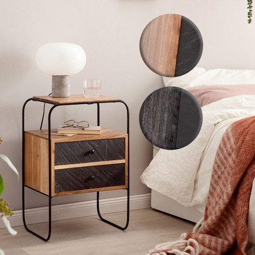 Finebuy table chevet bois - chevet,