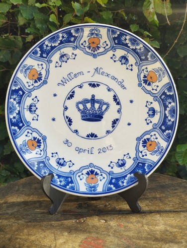 Royal delft assiette - assiette, faïence