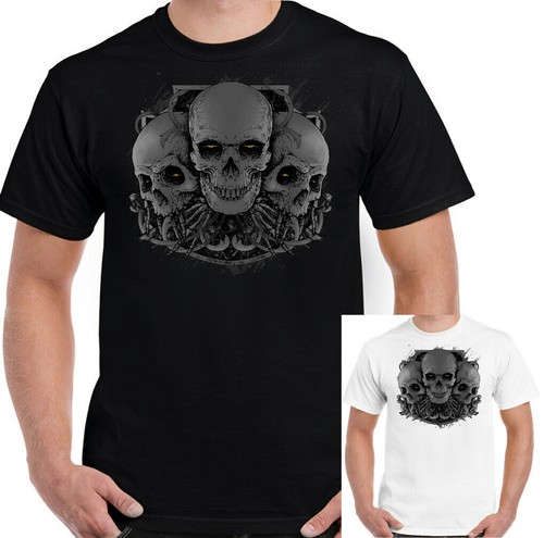 Shirt demon skull pour - demon, homme