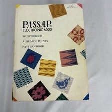PASSAP ELECTRONIC 6000 PATTERN BOOK VINTAGE MANUAL GUIDE