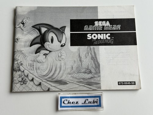 Notice manual sonic the - sonic,