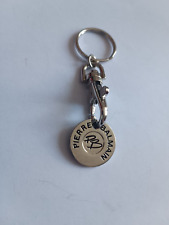 Rare Keychain Caddie Token STONE BALMAIN Couturier Luxury Bag Keychain