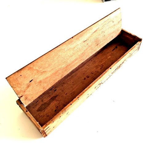 Boite bois ancienne avec - en,