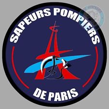 PARIS FIREFIGHTERS STICKER FOR WINDSHIELD FIREFIGHTER STICKER 7cm PF103