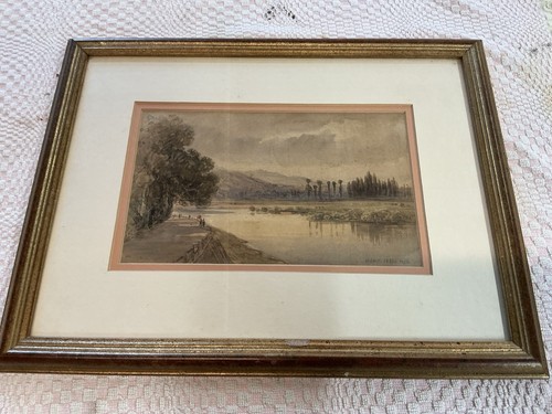 Aquarelle sur papier vichy - aquarelle,
